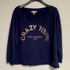 Juicy couture navy blue pullover sweatshirt L